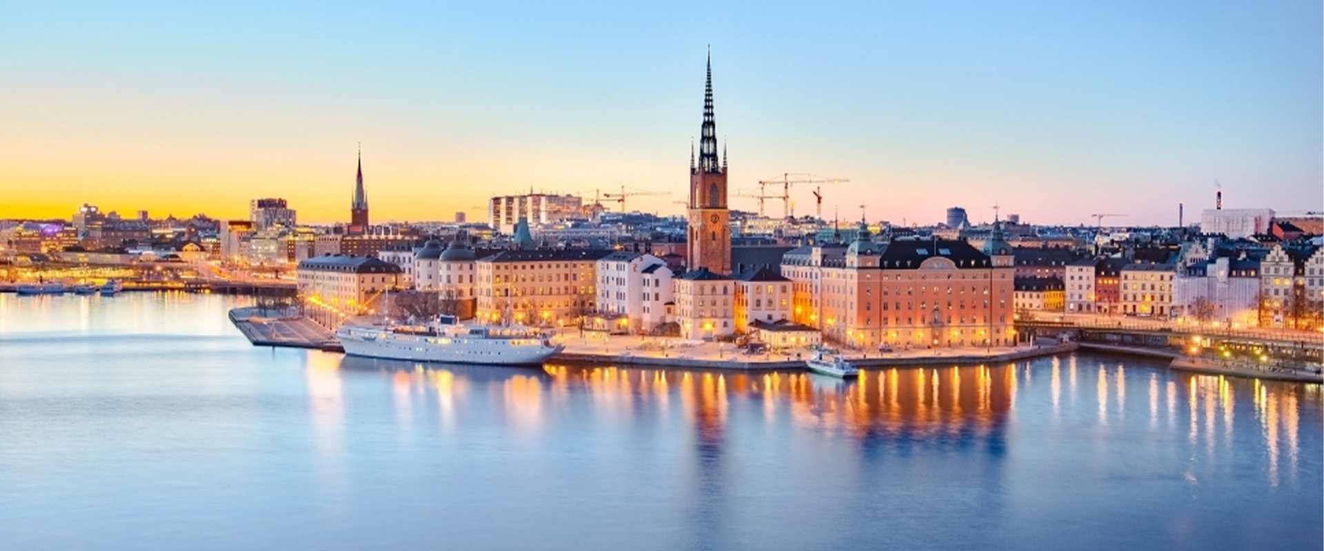 Utsikt over Stockholm fra lufta