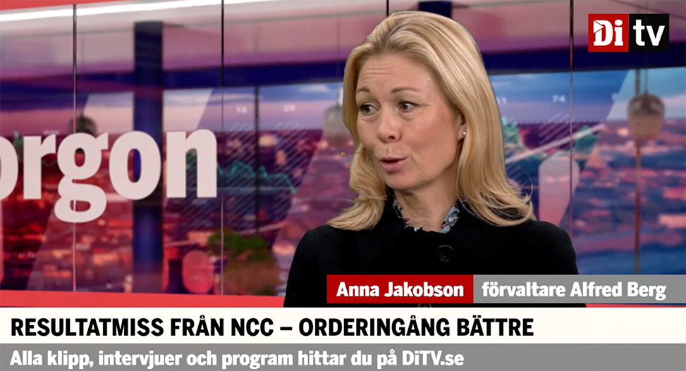Anna blir intervjuet hos DI TV