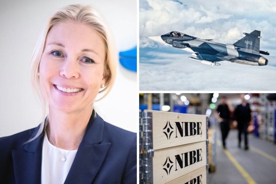 Anna og et jagerfly