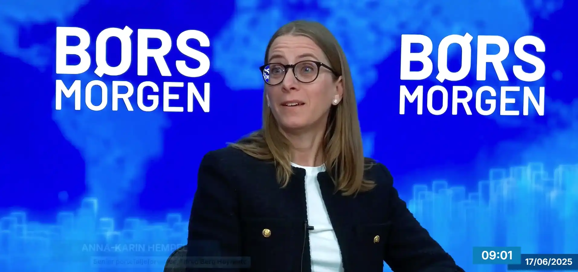 Anna-Karin blir intervjuet